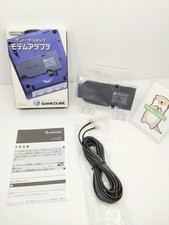 Open Box Game Cube Modem Adapter DOL-012 JPN w/Box Nintendo 0115C