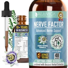 Nerve Factor - Liquid Nerve Support Supplement | Boost Blood Flow & More! 