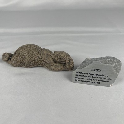 The Herd Elephant Collection Siesta 3145 Martha Carey Marty Sculpture Figurine