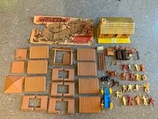 1950 s Marx Fort Apache Stockade Play-set with House - Incomplete