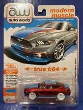 Auto World 2017 Ford Mustang GT Tribute Edition ULTRA RED CHASE Richard Petty