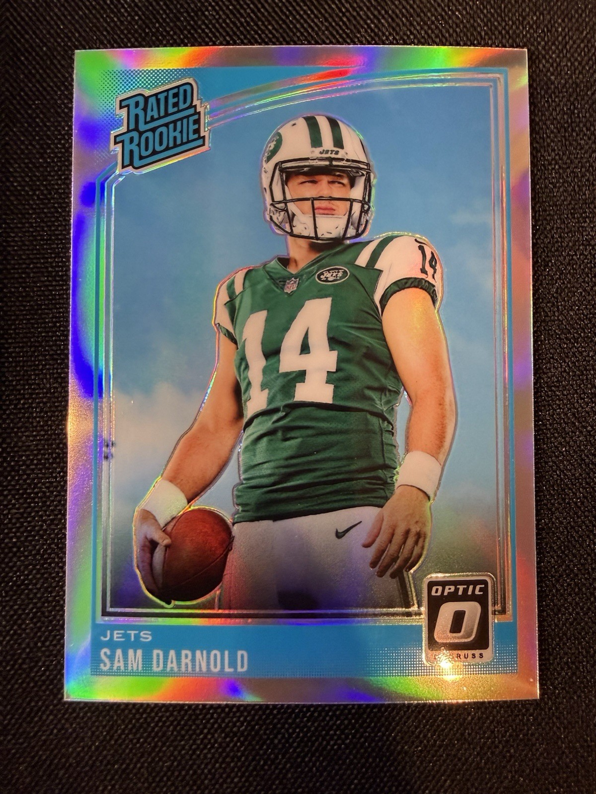 2018 Sam Darnold Donruss Optic Holo Silver Rated ROOKIE CARD #151 RC