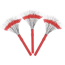 Fishing Bobber Stops [300PCS] Oval Floats Sinker Stops - [Rose Red]