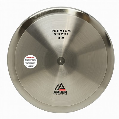 Amber Premium Discus for Track & Field Training and Competition - 70% Rim Weight
