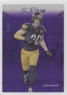 2024 Panini Prestige Xtra Points Purple Premium 91/99 TJ Watt #253 0gx2