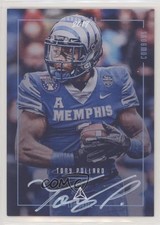 2019 Panini Luminance Draft Day Signatures Silver Ink Tony Pollard Auto 2zm