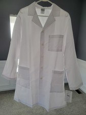 Lab Coat White Sz LARGE by Meta 38 in NEW In Bag