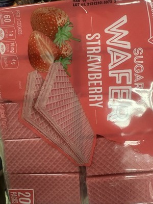 Sugar Wafer Strawberry (2 PACKS)