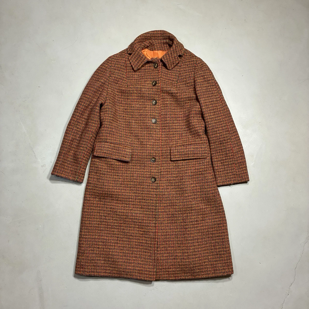 Vintage Harris Tweed Coat In Women's Coats & Jackets for sale | eBay