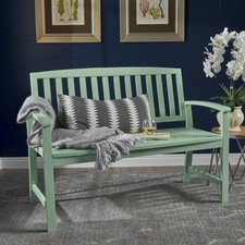 Bench Wooden Farmhouse Style Wear-Resistant Corrosion-Resistant