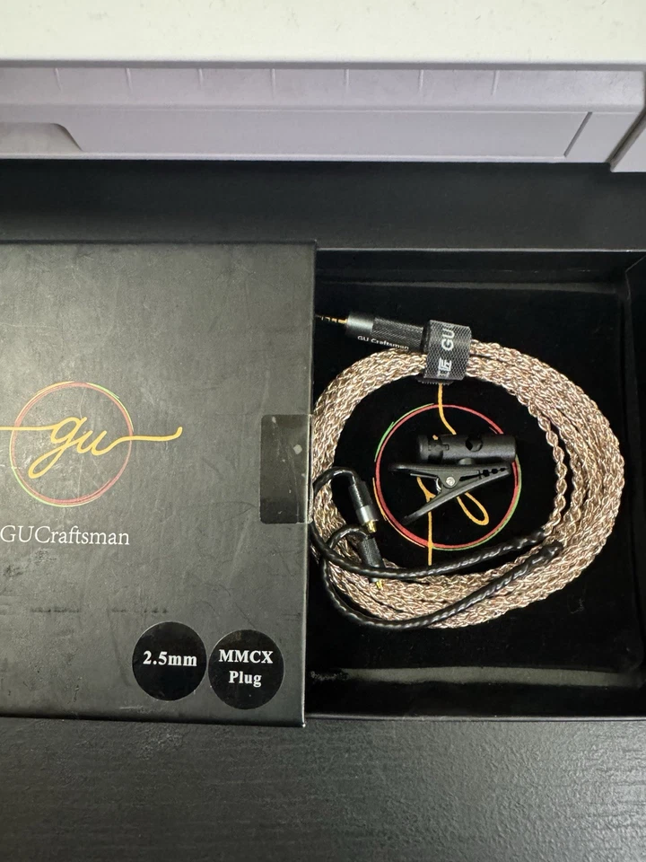 Cables para auriculares GUCraftsman 5N OFC cobre + grafeno para Sennheiser (enchufe de 2,5 mm) Foto 4 de 4