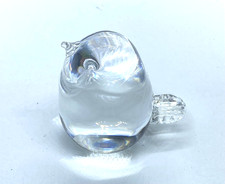 Hadeland Norwegian Glass Bird Paperweight
