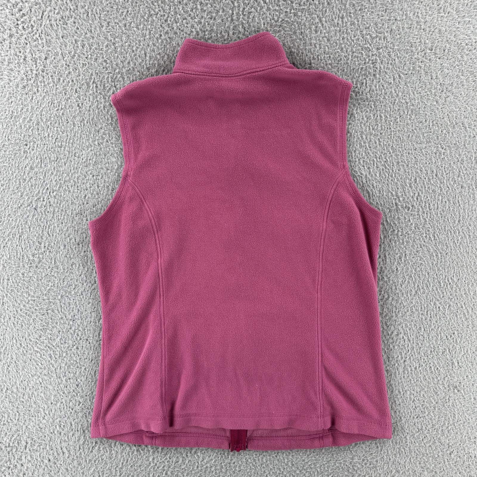 L.L. Bean Women’s Small Reg Pink Full Zip Pink Fleece Vest