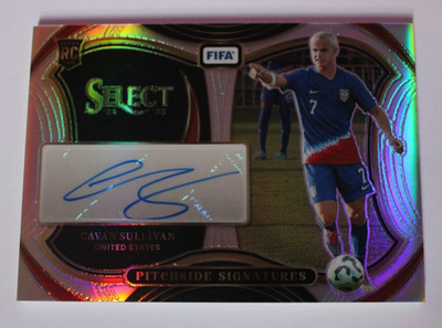2024-25 Panini Select FIFA Cavan Sullivan Pitchside Signatures