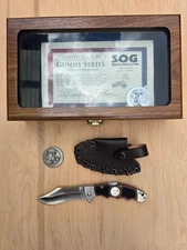 RARE SOG GUNNY Limited Ed. #124/1000 Folding Knife GFL01-L BRAND NEW W/CASE