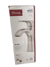Pfister Bruxie Single Handle Bathroom Faucet Spot Defense Brushed Nickel