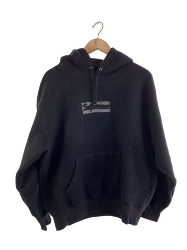Felpa Supreme con cappuccio M cotone nero usata