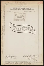 South Chicago Brewing Co. Malt Cream brand Special Preparation Malt Beverage