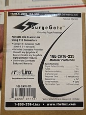 SurgeGate 1Gb CAT6-235 Modular Protection. Protects 8-wire Line 110 Connectors