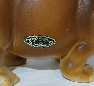 Josef Originals House Hippo With Original Sticker Made In Japan