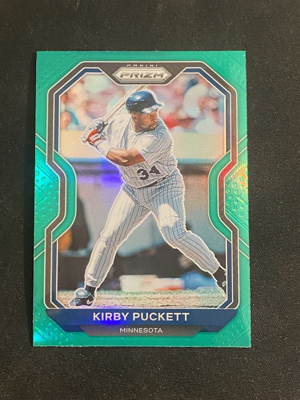 2021 Panini Prizm - Tier III Kirby Puckett #228 Green Prizm
