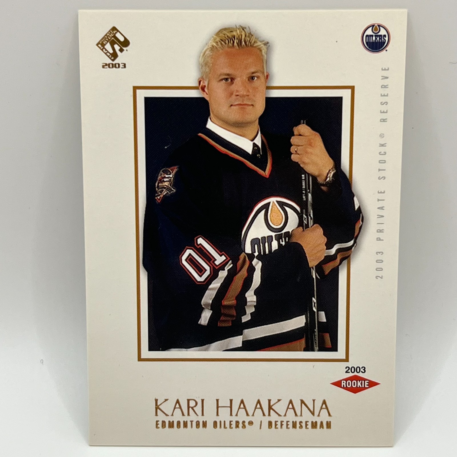 2002-03 Pacific Private Stock Kari Haakana RC #161 /99