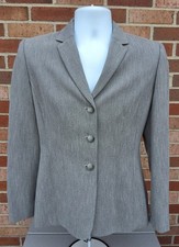 Ann Taylor Fitted Blazer / Jacket Herringbone Womens Size 4 Hip Length Business