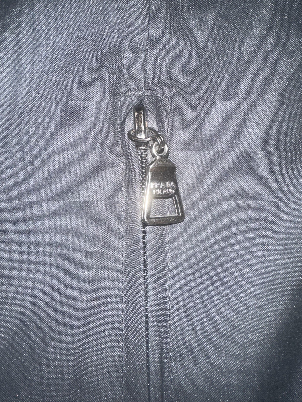 Prada Rainjacket/ Windbreaker Jacket. Solid Black… - image 4