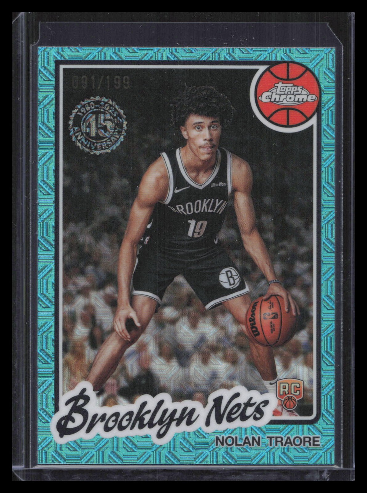 2025-26 Topps #TC-NT Nolan Traore Aqua Mojo Rookie /199