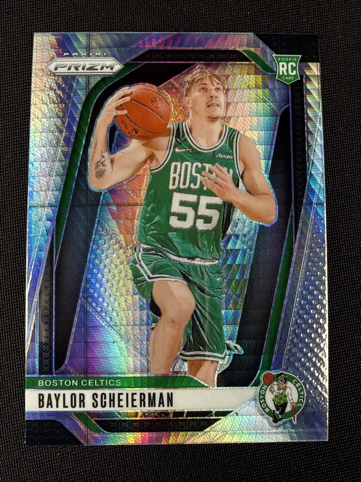 Baylor Scheierman Rookie Card RC 2024-25 Panini Prizm Silver Hyper Prizm #236