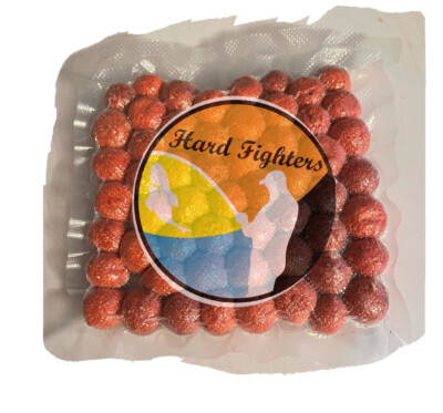 Boilies (sinking) Raspberry Flavoured 1LBS By Hard Fighters Wildlife & Game