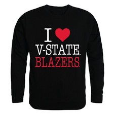 Valdosta State University Blazers VSU I Love Crewneck Sweatshirt Sweater