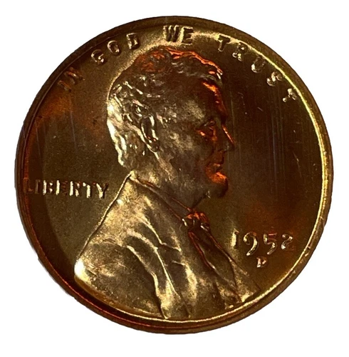 MS66 RD - 1952 D Lincoln Wheat Cent Penny NGC - Free Shipping