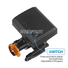 ETERFANT Dental Filter Binocular Loupe Adjustable Wireless 5W LED Headlight