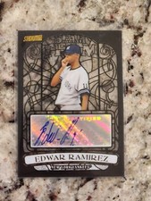 2008 Topps Stadium Club Beam Team Black & White /99 Edwar Ramirez #BTA-ER Auto