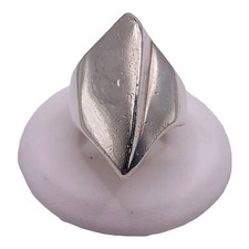 TAXCO Mexico Sterling Silver Dome Ring Modernist 13g SZ 9