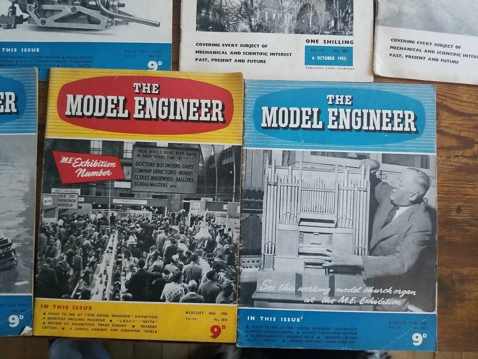 Vintage The Model Engineer Magazine 1955 Vol. 113 July Aug Sept Oct - Image 4 of 4