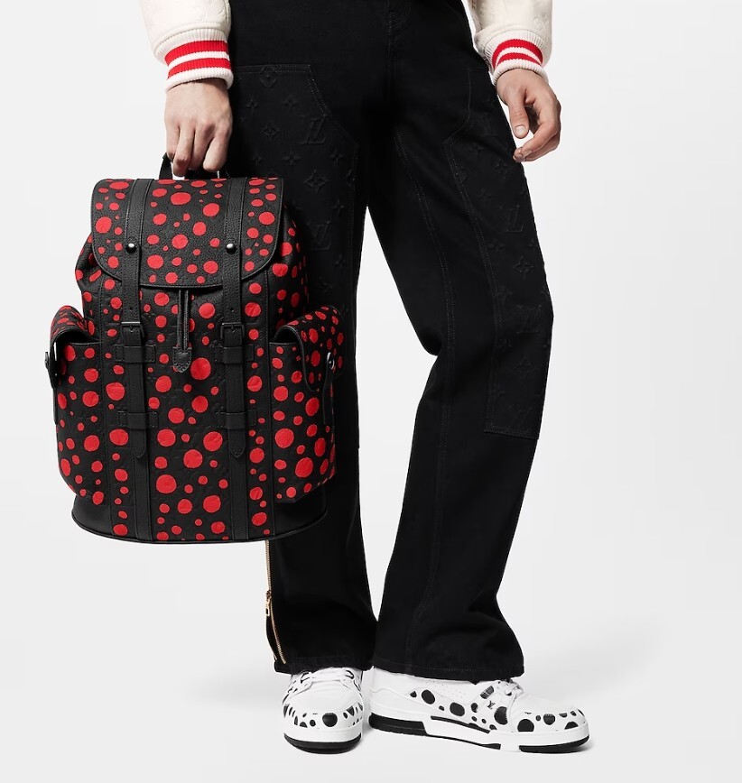 LOUIS VUITTON YAYOI KUSAMA BAG CHRISTOPHER BACKPACK DOTS INFINITY eBay
