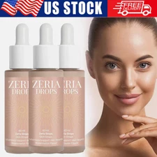 3Pcs Zeria Drops Sunless Tanning Drops Enhance Natural Tan Self Tanning Drops🔥