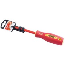 Image of 1x Draper No: 2 x 100mm Fully Insulated Soft Grip Pz Type Screwdriver - 46534