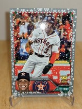 2023 Topps Holiday Metallic JEREMY PENA ROOKIE CUP Baseball Card H192 Astros. rookie card picture