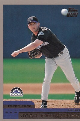 2000 Topps #T45 Josh Kalinowski MLB Colorado Rockies Rookie Card