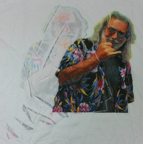 Homemade Jerry Garcia Grateful Dead Rock T-Shirt Concert Roc Vintage vintage concert t-shirt, vintage, single stitch, B+ condition