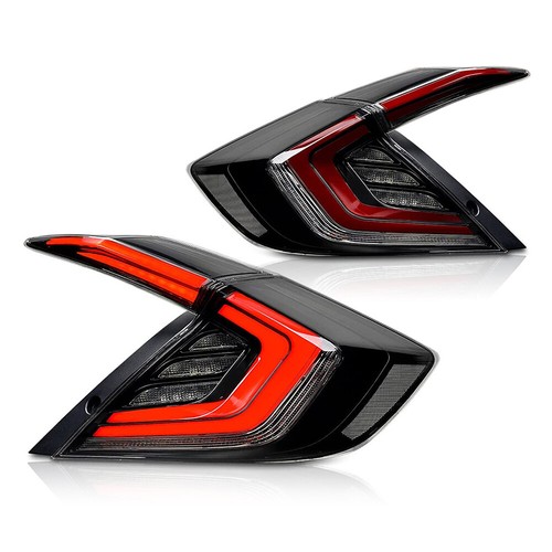 TT-ABC For Honda Civic 2016-2021 LED Tail Lights Assembly Sequential Signal DRL - Foto 6 di 19