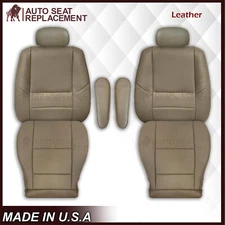 2000-2004 For Toyota Tundra SR5 Front Driver Or Passenger Tan Leather Seat Cover