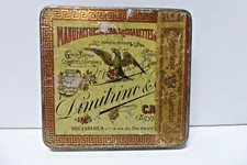 VINTAGE TOBACCO CIGARETTE TIN DIMITRINO & CO LE CAIRE EGYPT 1910 