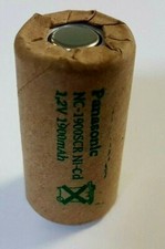  Panasonic 1900mAh Sub-C 1,2V Einzelzelle NC1900SCR NI-CD *BattG