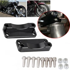 21" Wheel Black Front Fender Riser Relocator For Harley Electra Glide FLHT 03-13
