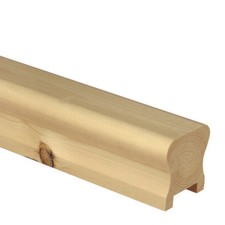 Pine Cheshire Pattern Handrail/Baserail for Spindles
