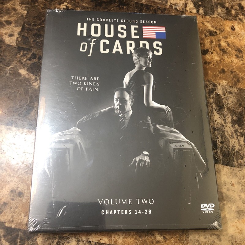 House of Cards: The Complete Second Season - 4 Disc DVD Set - Brand New